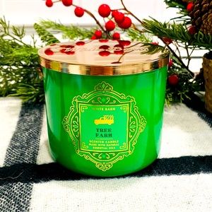 🌲NEW Tree Farm Bath & Body Works 3 Wick Christmas Candle